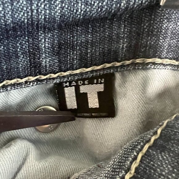 Vintage Versace Signature Jeans Straight Leg Low Rise Medusa Head Logo Womens 26 - Picture 15 of 15